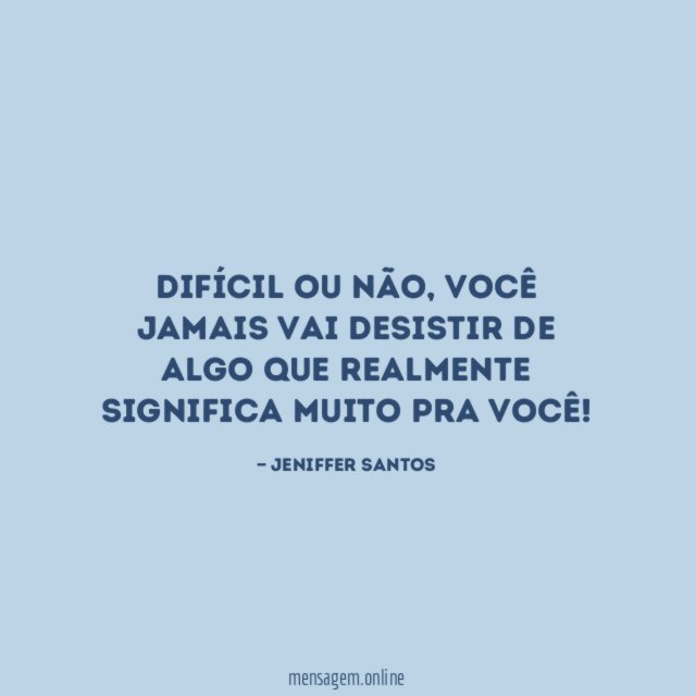 Difícil ou não