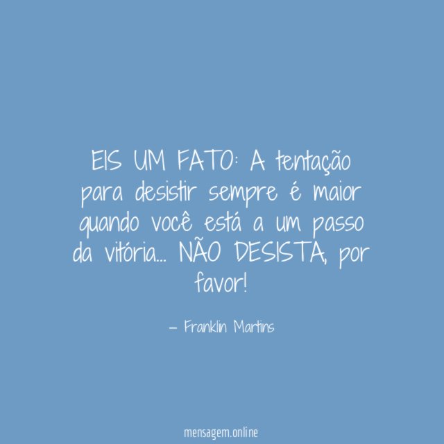 EIS UM FATO
