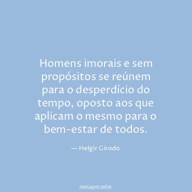 Homens imorais e sem propósitos se reúnem para