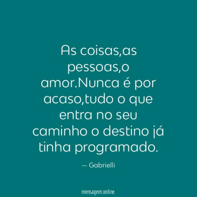 As coisas