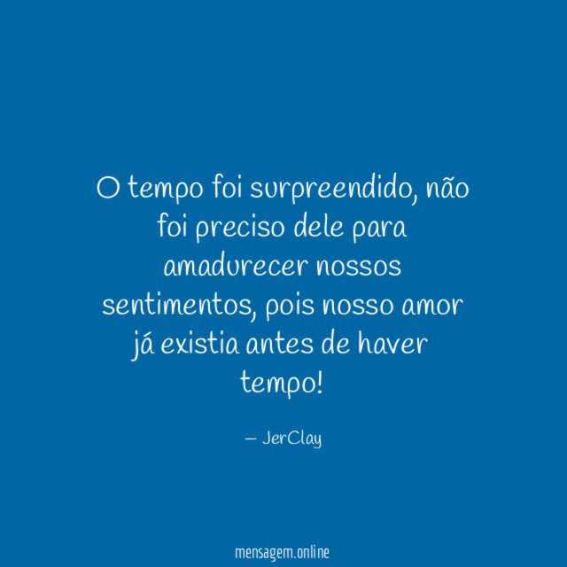 O tempo foi surpreendido