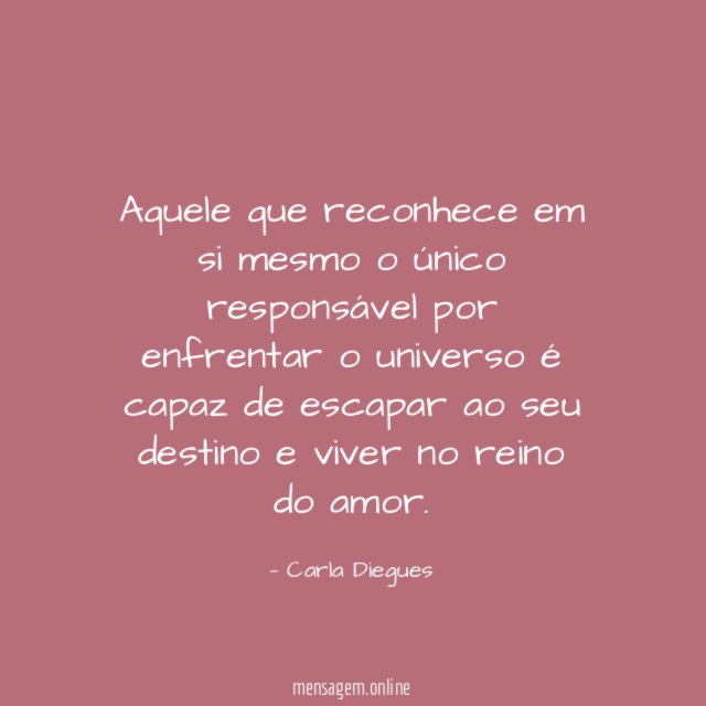 Aquele que reconhece em si mesmo o único