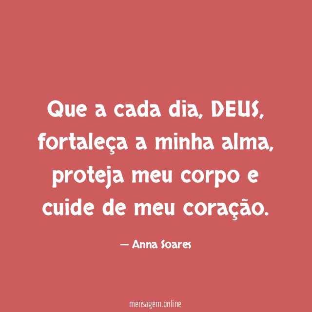 Que a cada dia