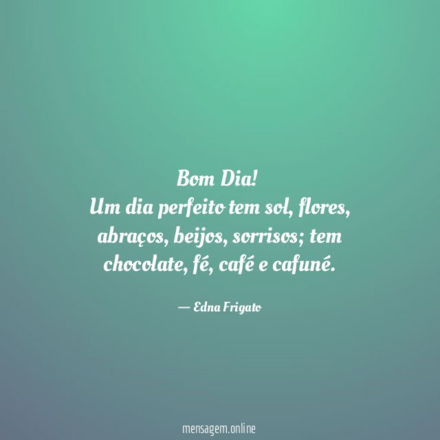 Bom Dia!