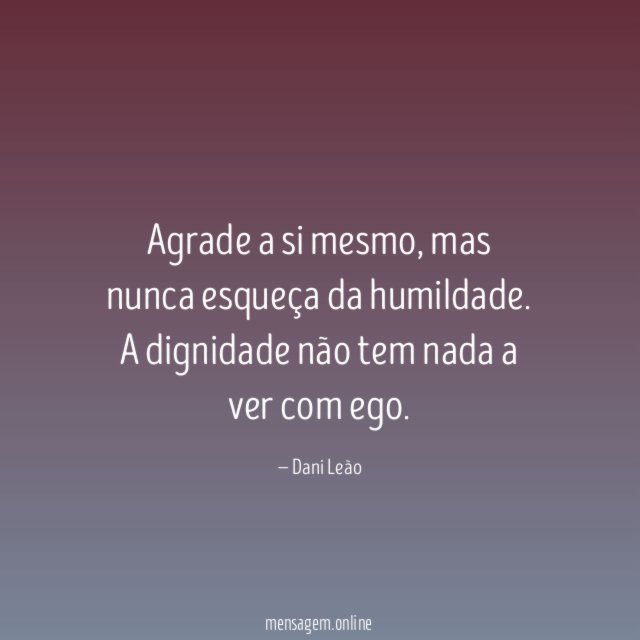 Agrade a si mesmo