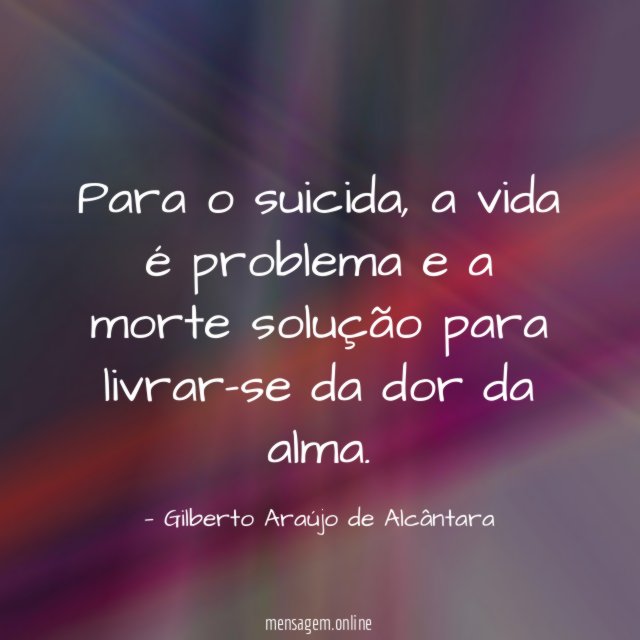 Para o suicida
