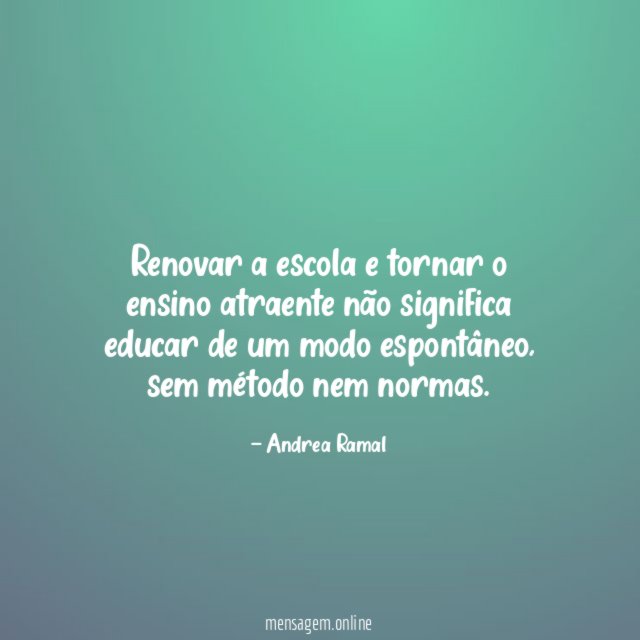 Renovar a escola e tornar o ensino atraente