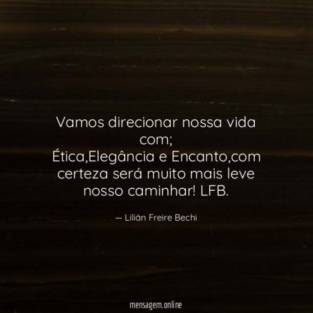 Vamos direcionar nossa vida com