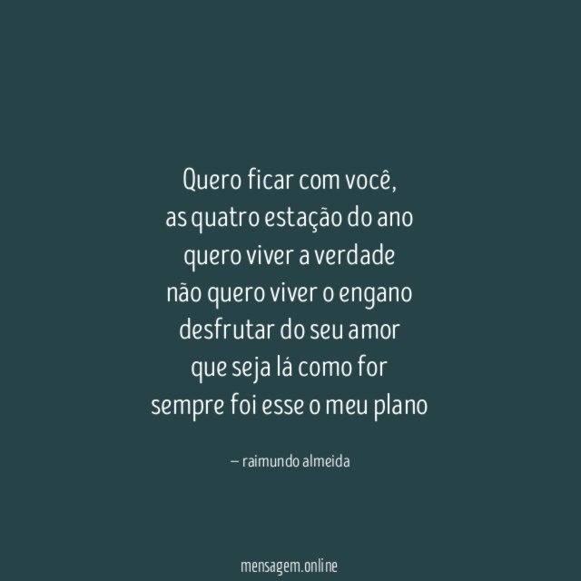 Quero ficar com você