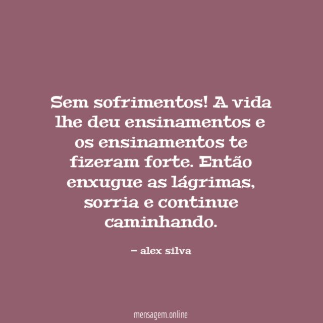 Sem sofrimentos