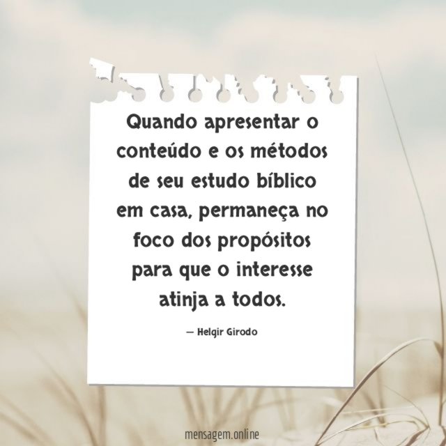 Quando apresentar o conteúdo e os métodos de