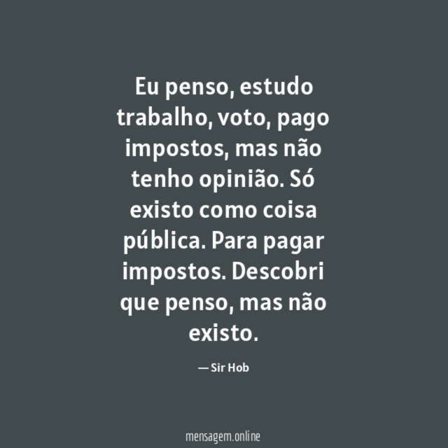 Eu penso