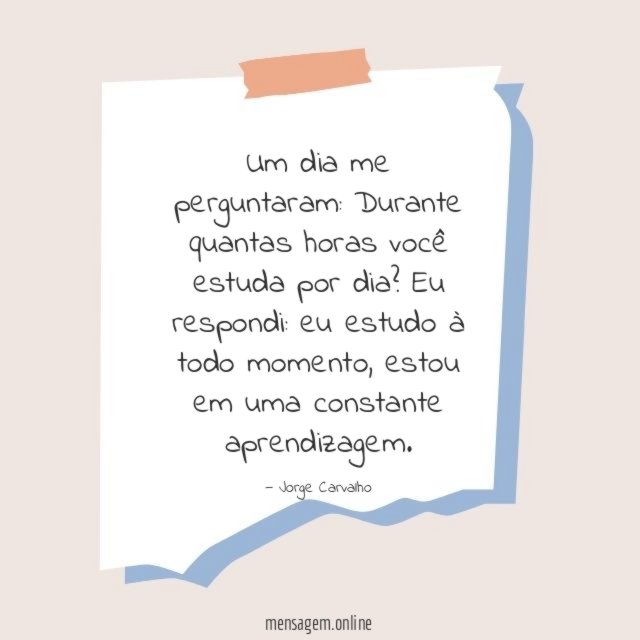 Um dia me perguntaram