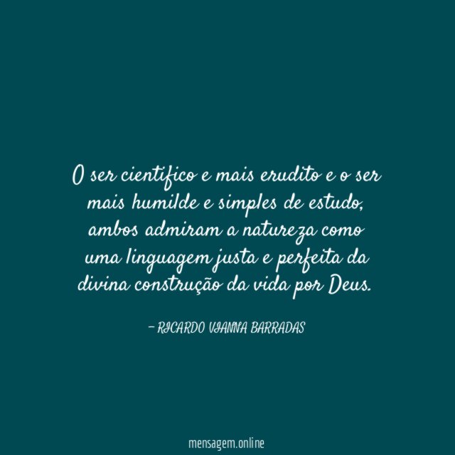 O ser cientifico e mais erudito
