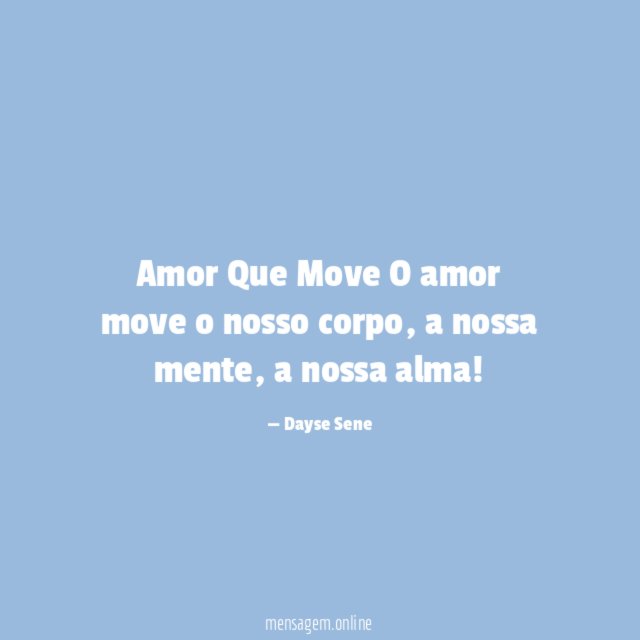 Amor Que Move