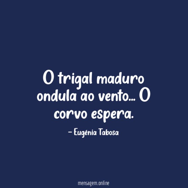 O trigal maduro ondula ao vento