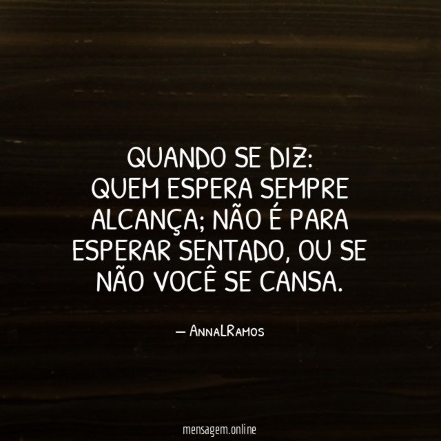 Quando se diz