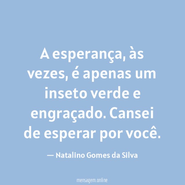 A esperança