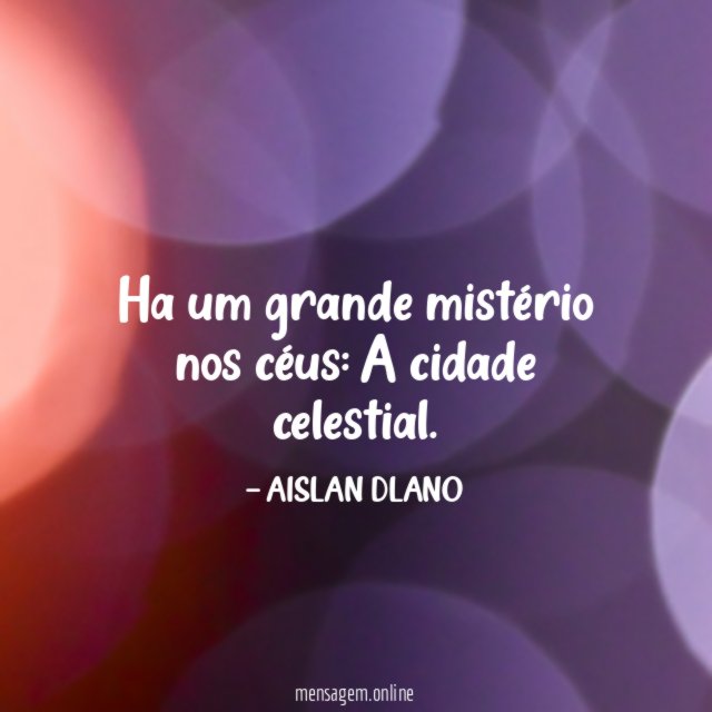 Ha um grande mistério nos céus