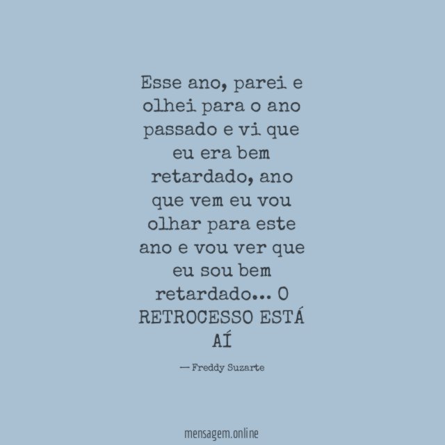 Esse ano