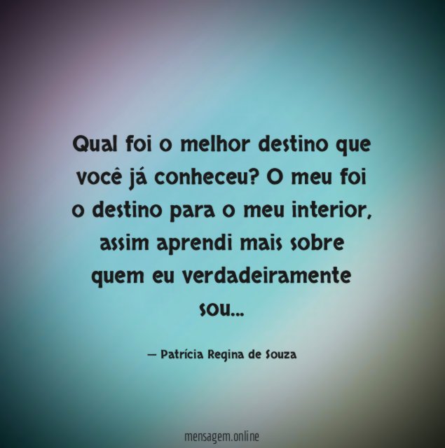 Qual foi o melhor destino que você já conheceu