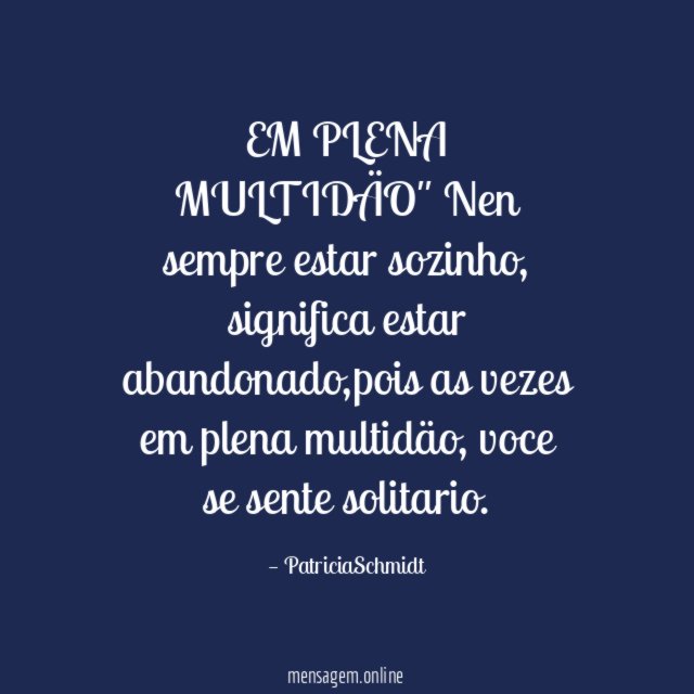 " EM PLENA MULTIDÄO"