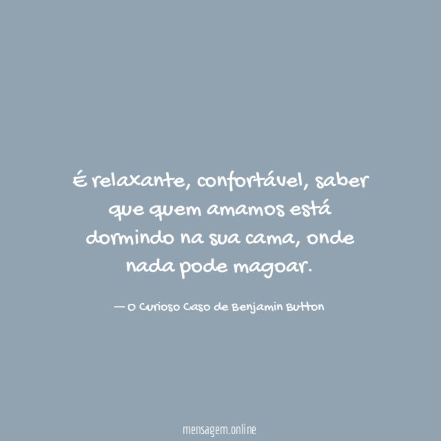 É relaxante