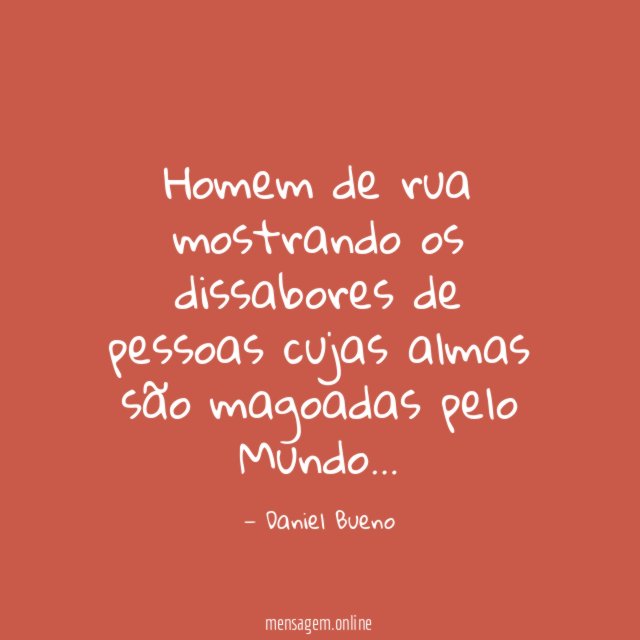 Homem de rua mostrando os dissabores de pessoas