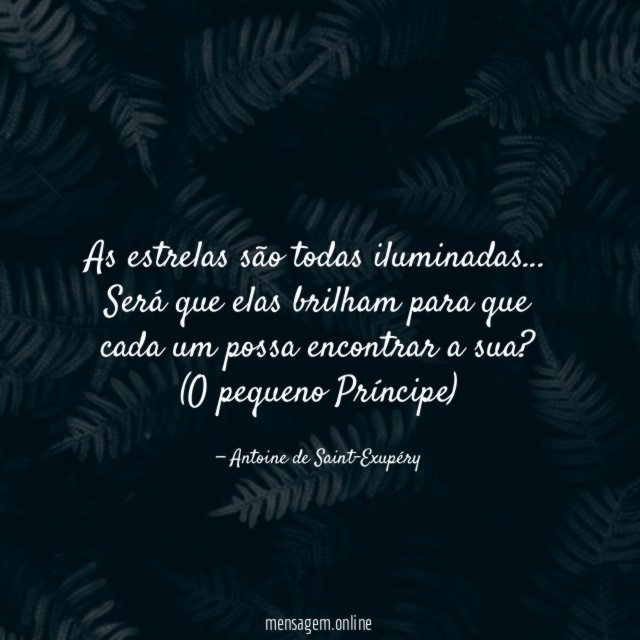 As estrelas são todas iluminadas