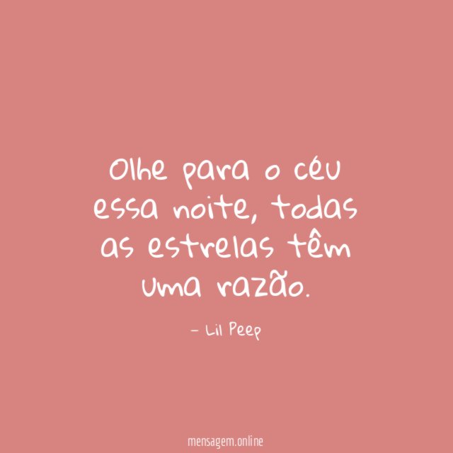 Olhe para o céu essa noite