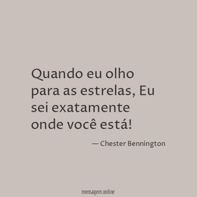 Quando eu olho para as estrelas