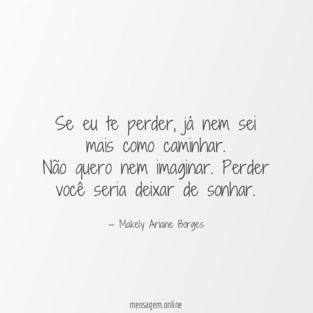 Se eu te perder