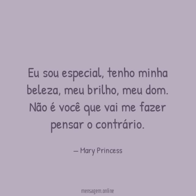 Eu sou especial