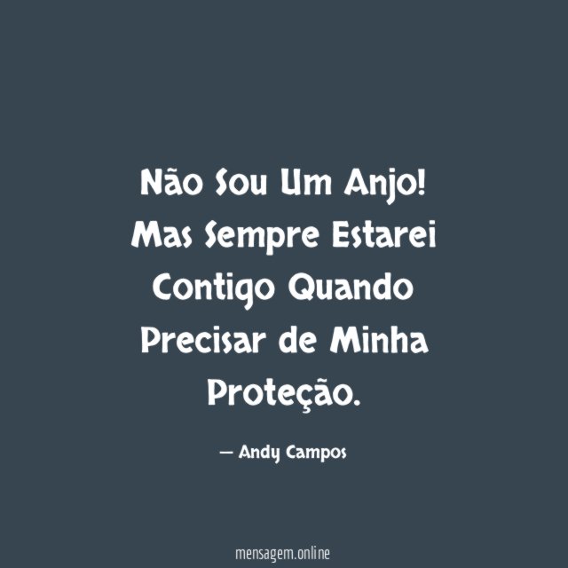 Não Sou Um Anjo