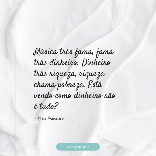 Música trás fama