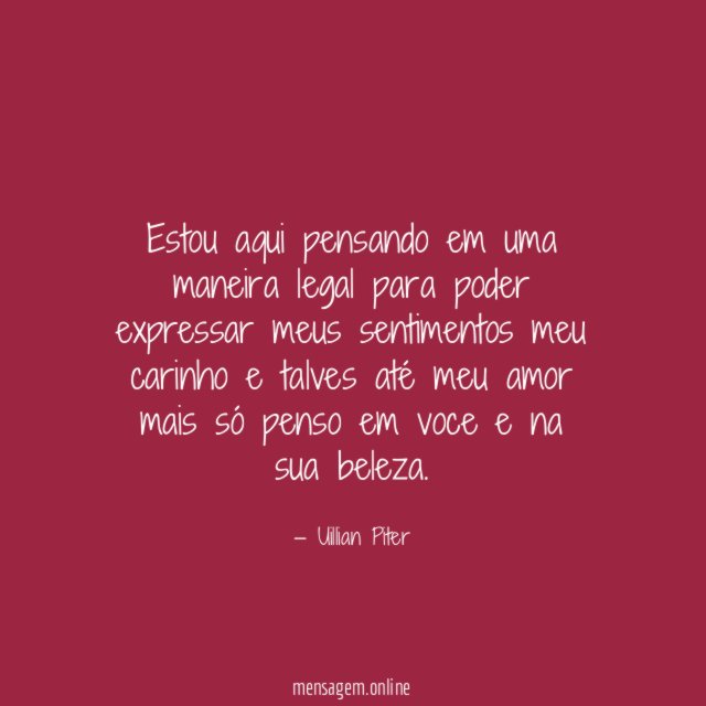 Estou aqui pensando em uma maneira legal para