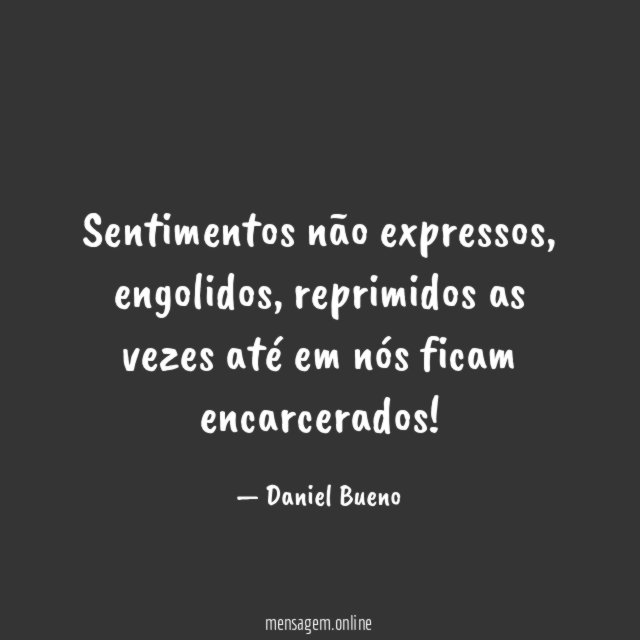 Sentimentos não expressos