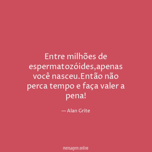 Entre milhões de espermatozóides