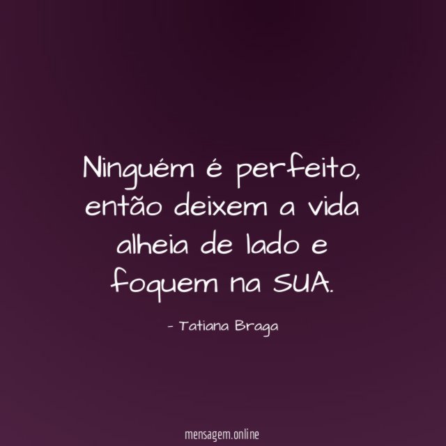 Ninguém é perfeito