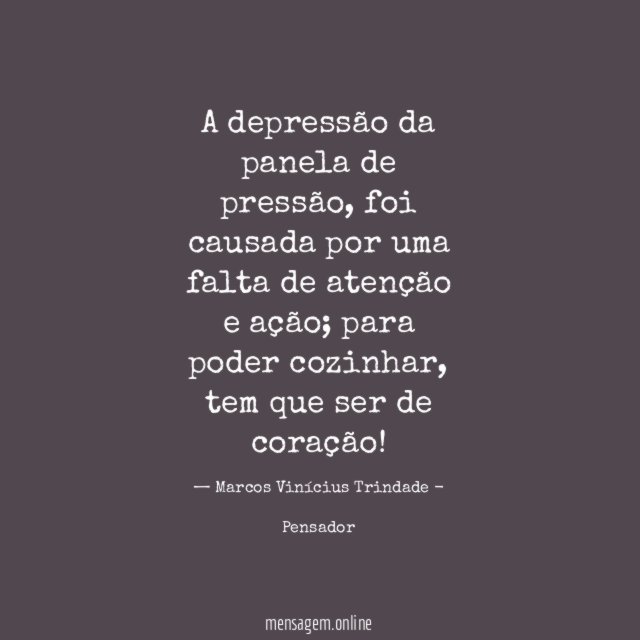A depressão da panela de pressão