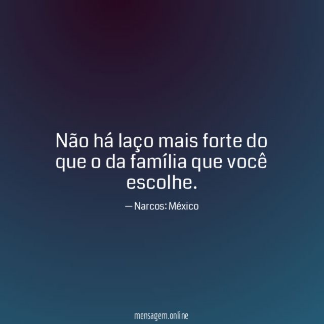 Não há laço mais forte do que