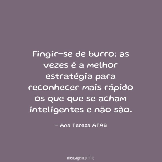 Fingir-se de burro