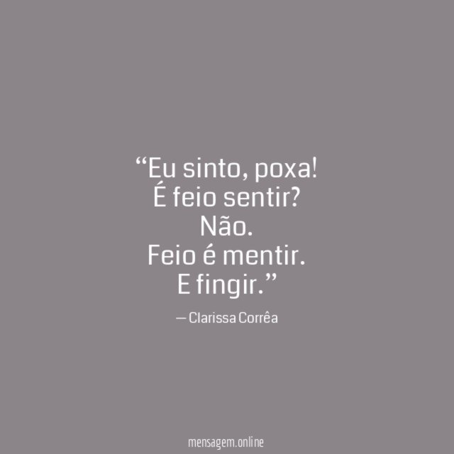 Eu sinto