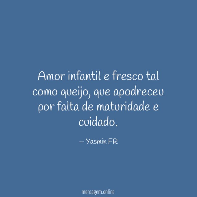 Amor infantil e fresco tal como queijo