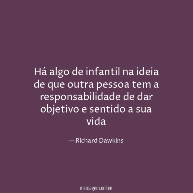 Há algo de infantil na ideia de que