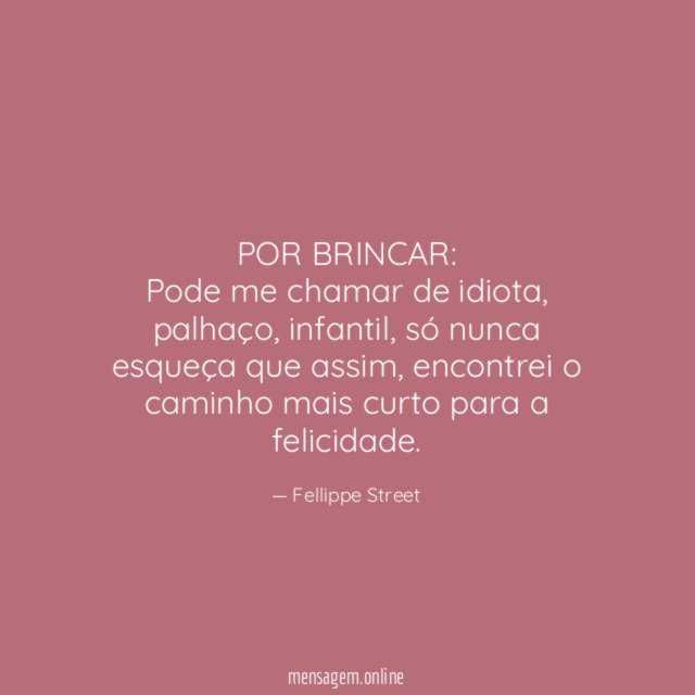 POR BRINCAR: