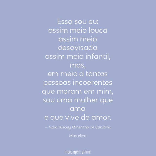 Essa sou eu