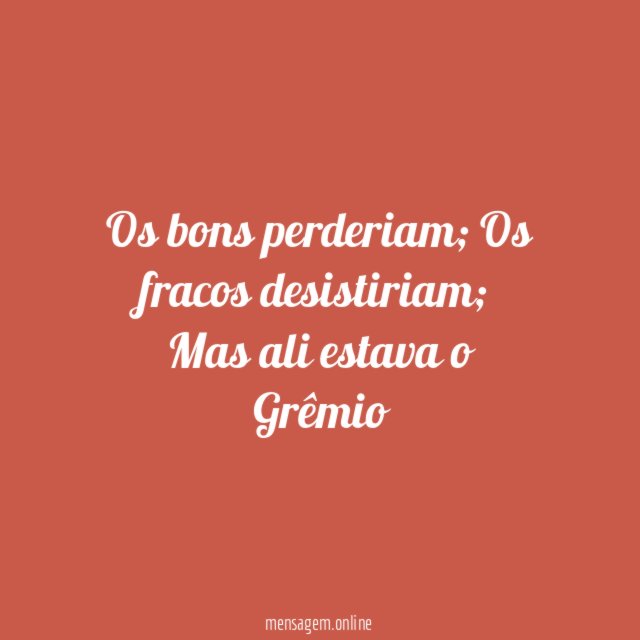 Os bons perderiam