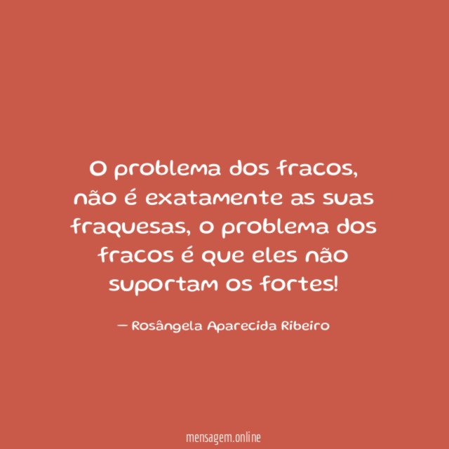 O problema dos fracos