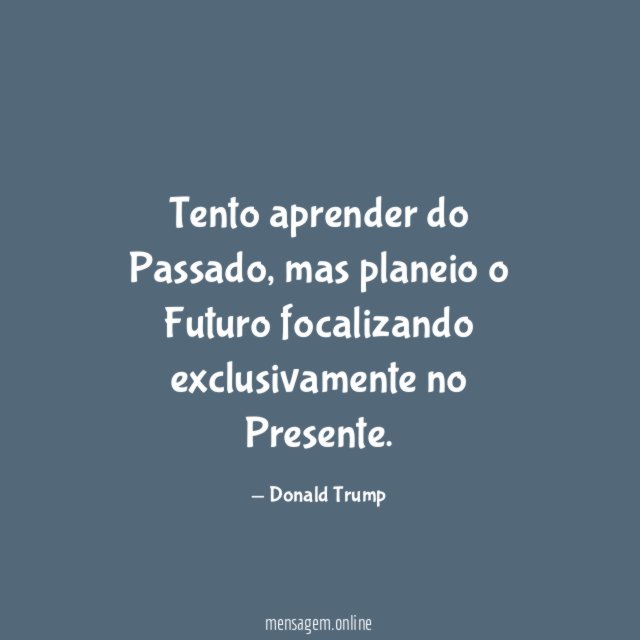 Tento aprender do Passado